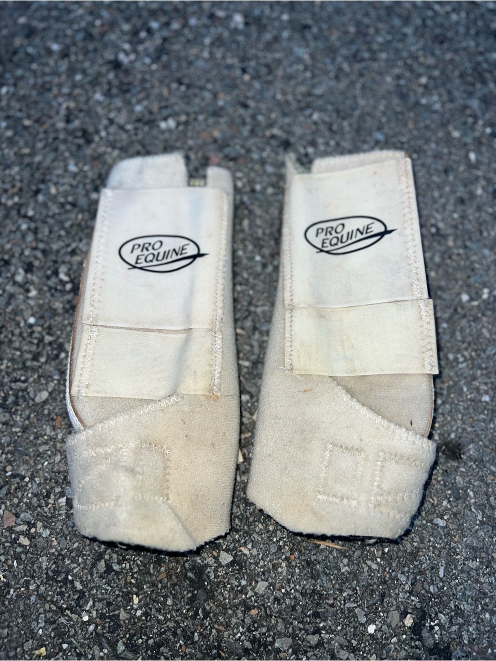Pro Equine Horse Sport Boots – White – Size Medium